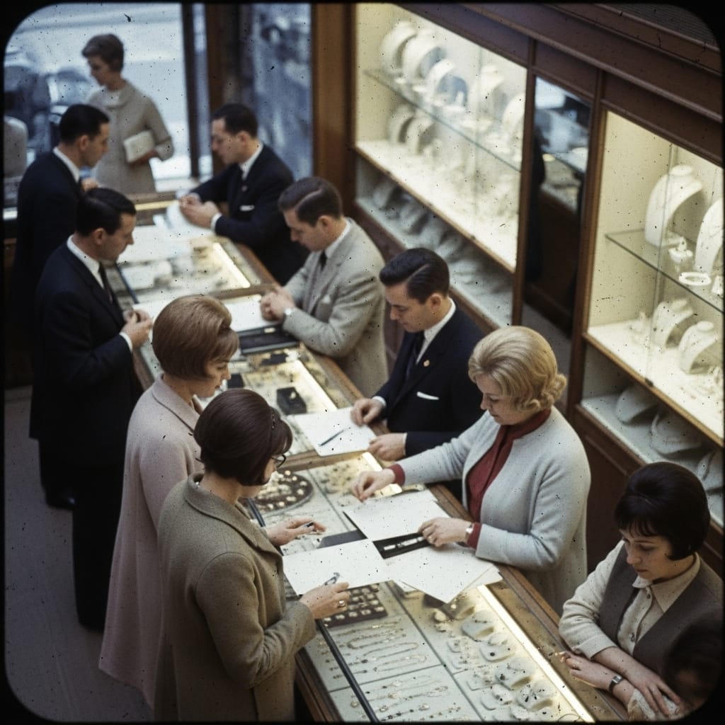 1960s above view A Family Story